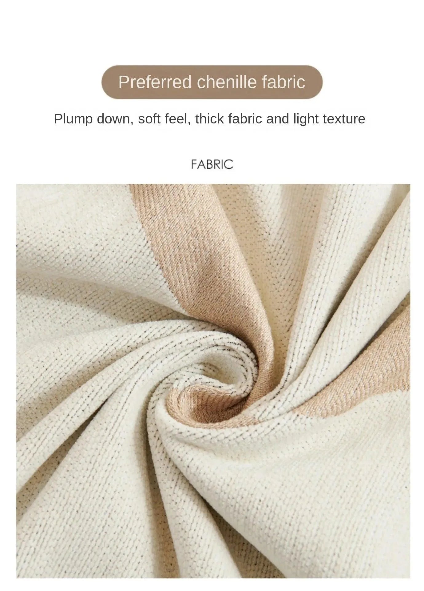 4 Chenille Line Pattern Throw Blanket with Tassel │ Simple Nordic Jacquard Reversible Double Sided Sofa Cover