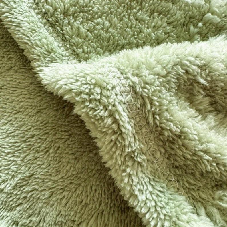 Wool Blanket, Minimalist Butterfly Long Plush Lamb Wool Blanket, Wool Throws For Sofas, Green Wool Blanket, Best Wool Throw Blanket