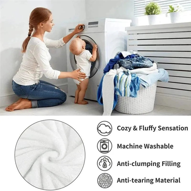 Neutral Luxury Fur Fluffy Blanket │ Super Comfortable Blankets for Bed │ High-end Warm Winter Blanket for Sofa Couch Decor